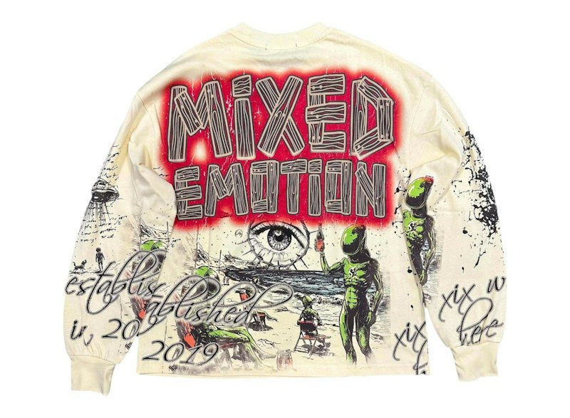 Mixed Emotions Art Club Longsleeve Cream