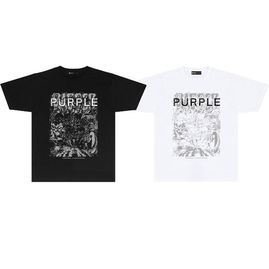 PURPLE  fashion T-shirt
