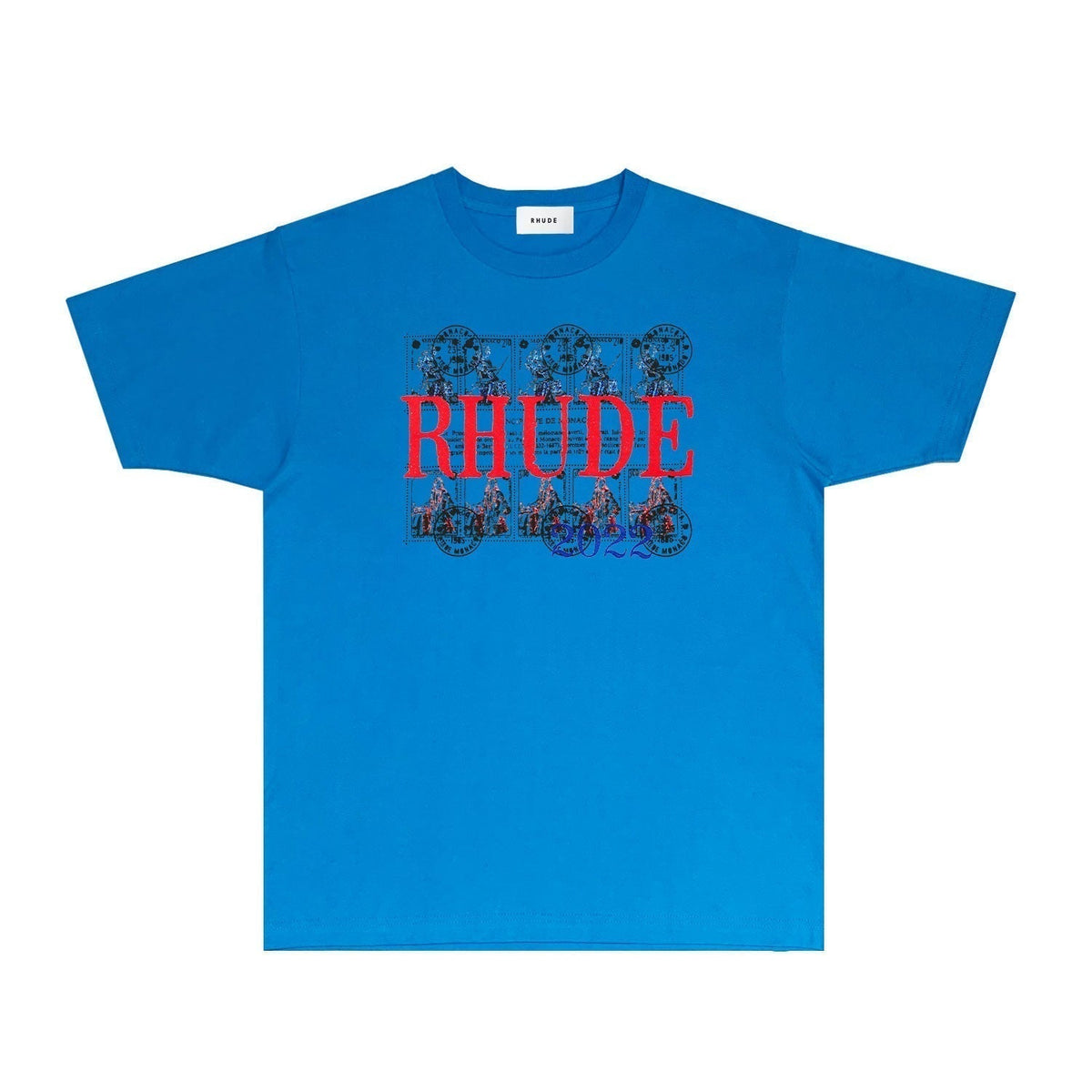 Rhude T-shirts Printed Trendy Pure Cotton