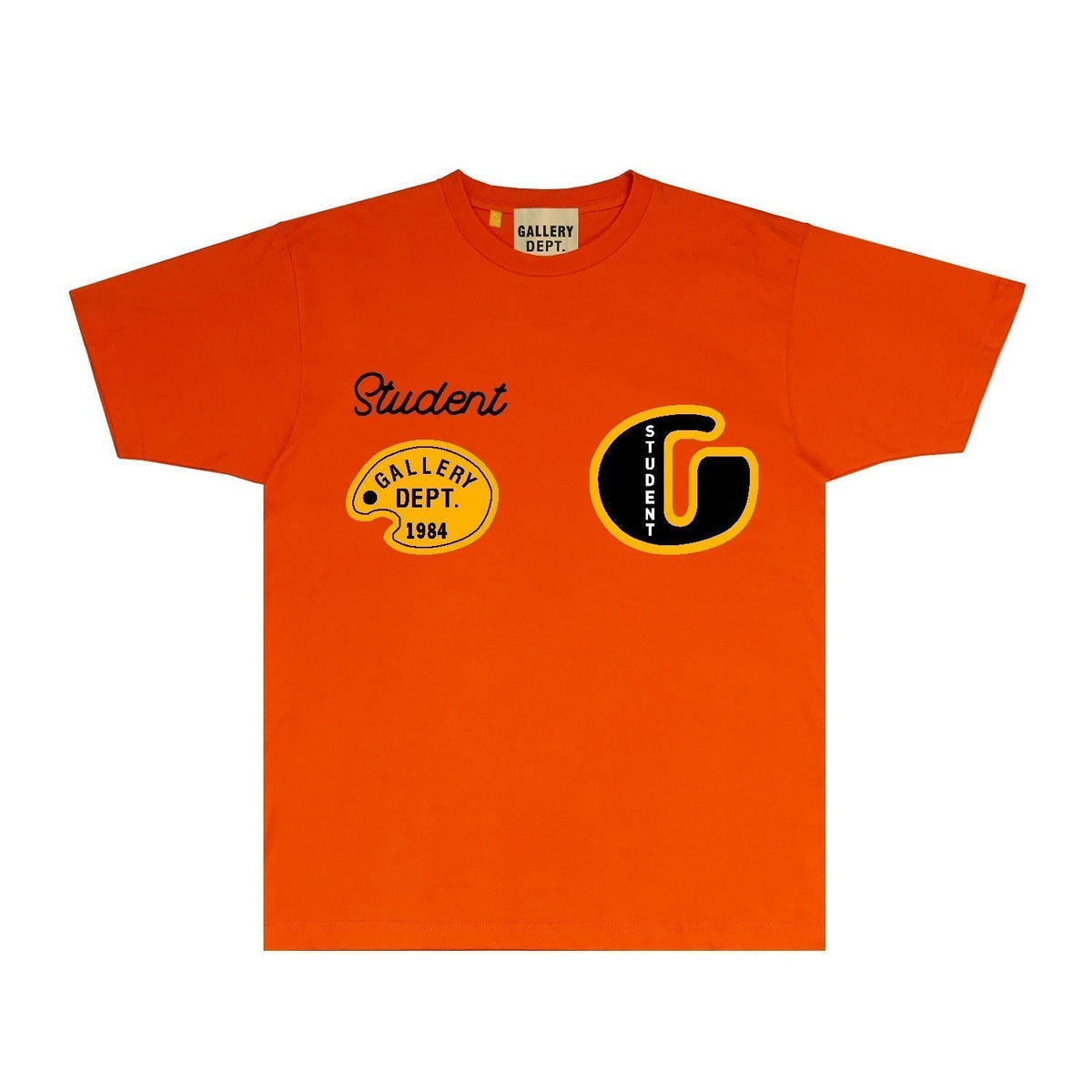 Gallery Dept T Shirt Retro Printed Loose Short-Sleeved Shirt
