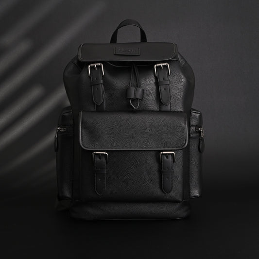 Prada Nylon & Leather Multi-Pocket Backpack – Black - Classic Black