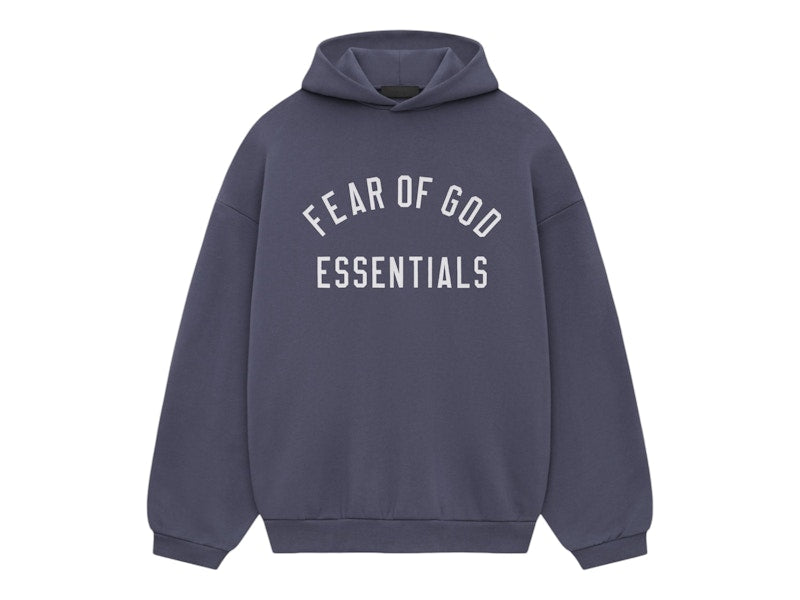 Fear of God Essentials Fleece Hoodie Marine