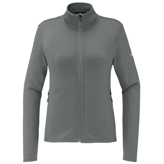 The North Face Women's Smoked Pearl Grey Aim Full-Zip Fleece Jacket