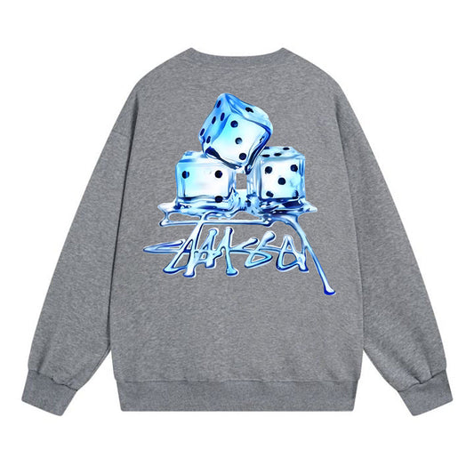 Stussy Sweatshirts Crew Neck Fleece Sweater