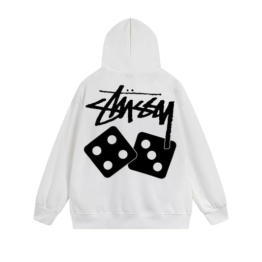 Stussy Hoodie Zip Cardigan Hooded Sweater
