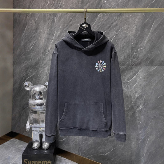 Chrome Heart Hoodie Chrome Heart Chrome cotton terry zipper pullover hooded