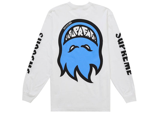 Supreme Spitfire Bighead L/S Tee White
