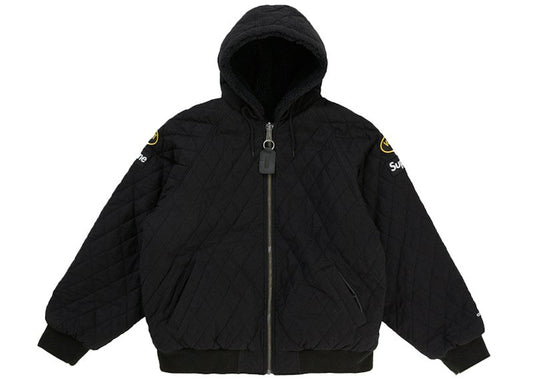 Supreme Vanson Leathers Reversible Quilted Hooded Jacket