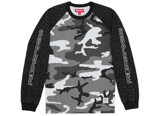 Supreme Wildlife Camo Raglan L/S Top