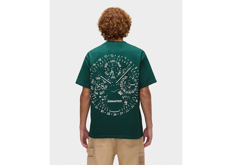 Travis Scott CJ x Audemars Piguet Watch Face Tee Green