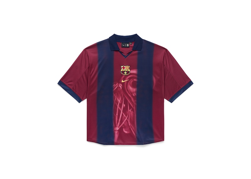 Travis Scott x Nike x FC Barcelona Retro 2000/01 Home Skeleton Jersey Multicolor