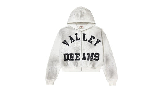 Vale Forever Classico Zip Up Hoodie White