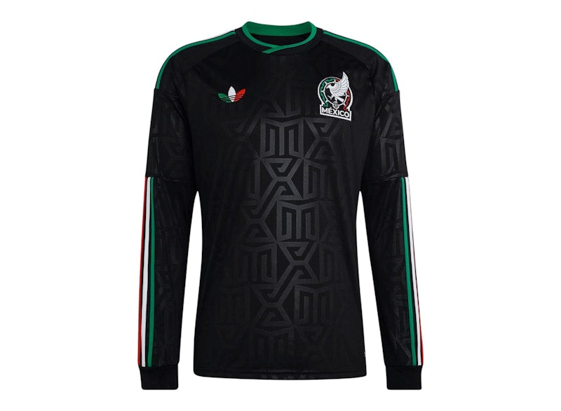 adidas Mexico 26 Third Long Sleeve Jersey Black