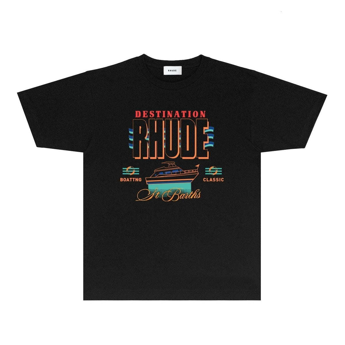 Rhude T-shirts Printed Trendy Pure Cotton