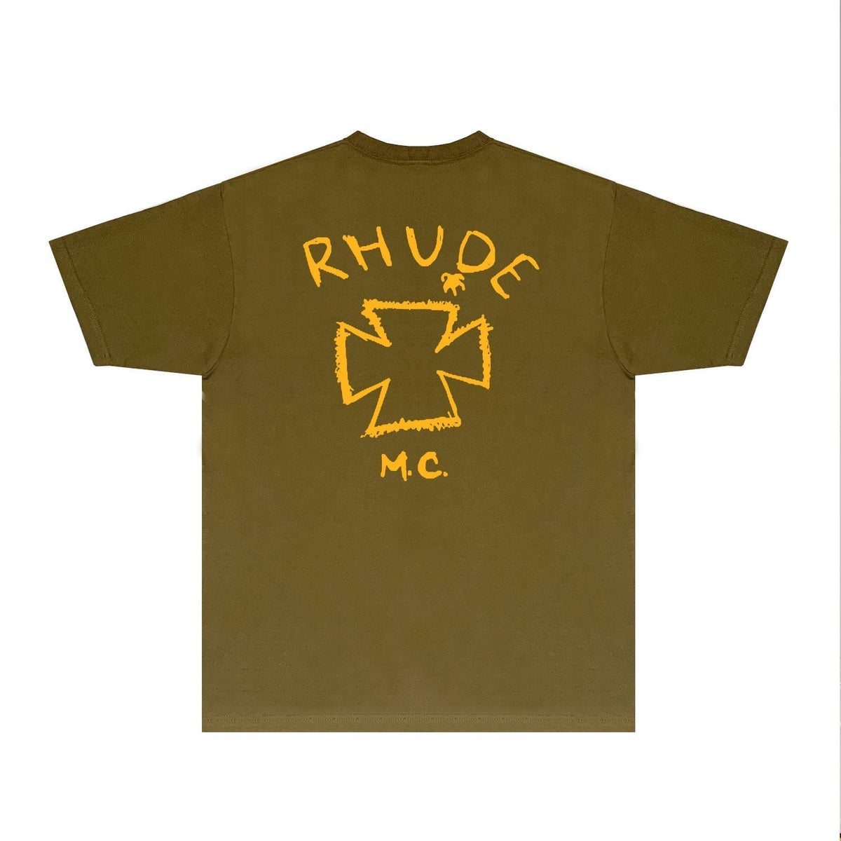 Rhude T-shirts Printed Trendy Pure Cotton