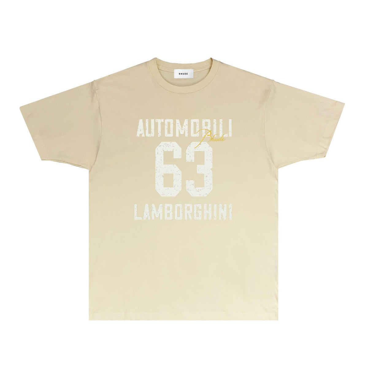 Rhude T-shirts Printed Trendy Pure Cotton
