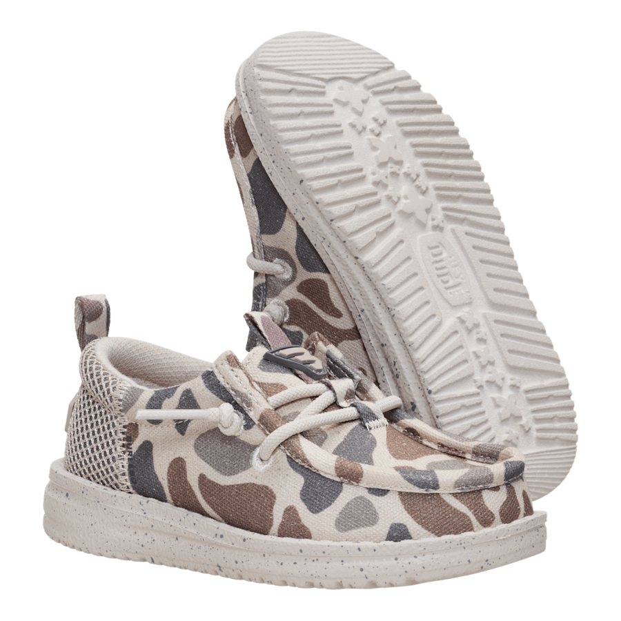 HEYDUDE X BURLEBO Wally Funk Toddler Deer Camo