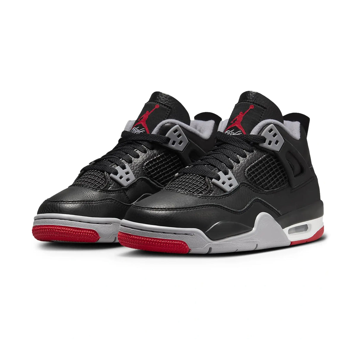 Air Jordan 4 OG Bred Reimagined (GS) Sneakers - Black