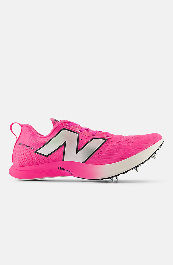 New Balance Men's Gabby Thomas FuelCell SuperComp MD-X v3 Athletic Shoes - Pink Heat/Nb 103 White