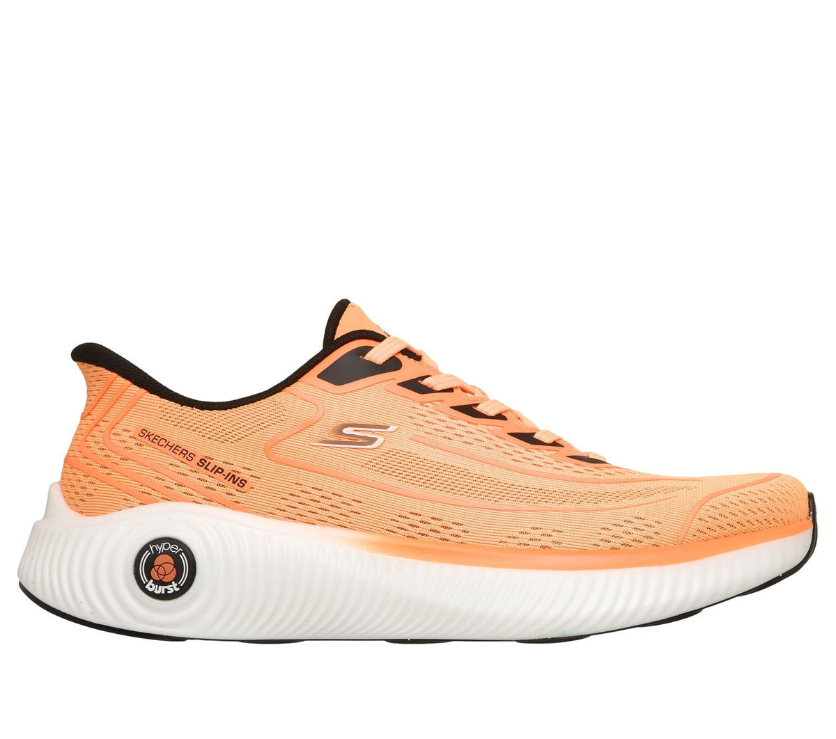Skechers Slip-ins: Arch Fit GO RUN Anywhere - Ember, ORANGE / BLACK