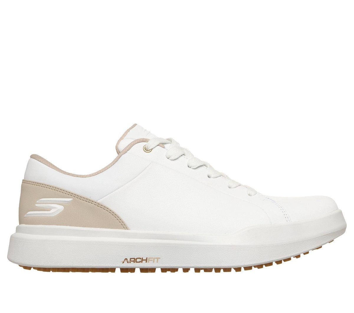 Waterproof Relaxed Fit: GO GOLF Drive 6, WHITE / NATURAL
