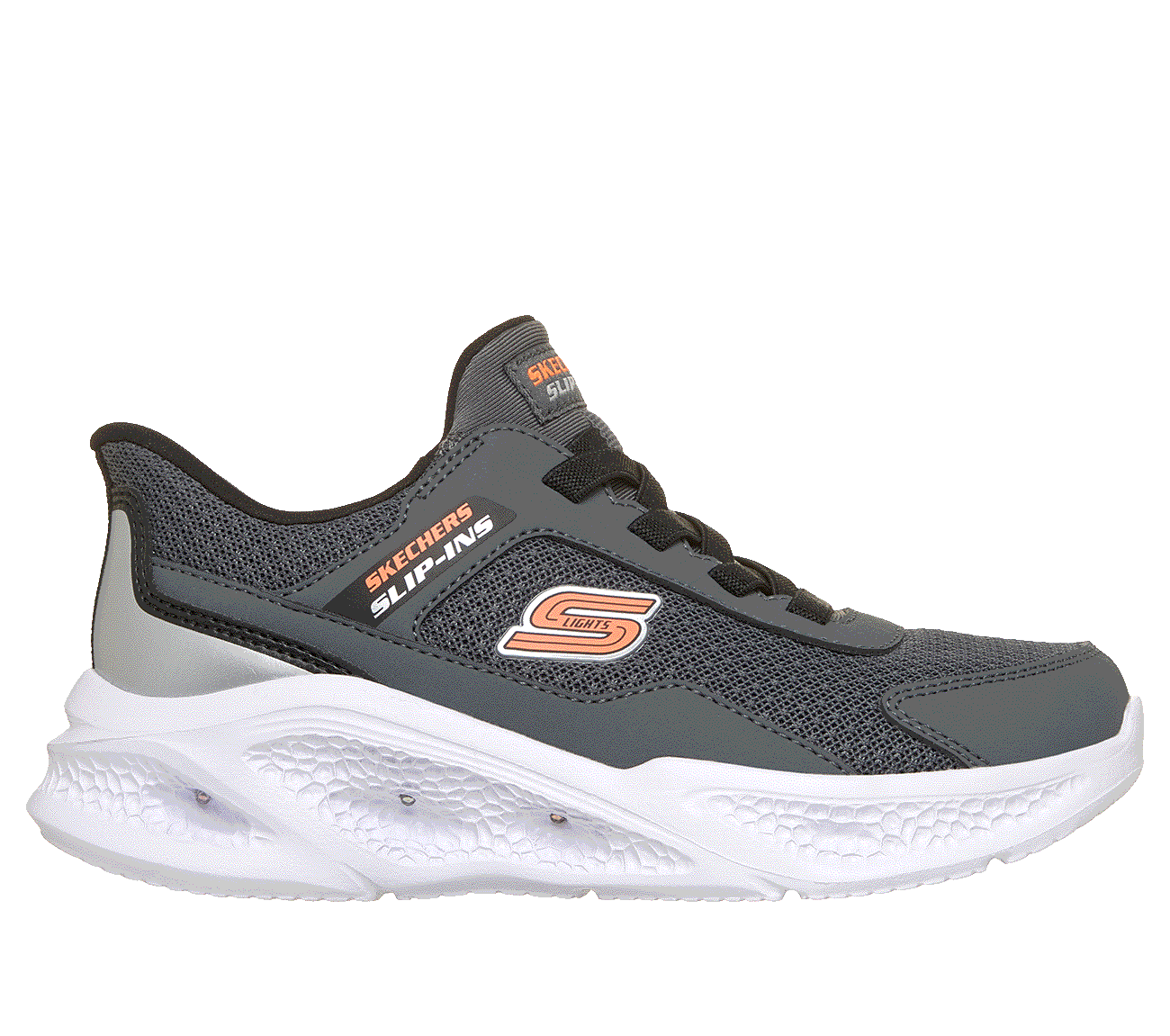 Skechers Slip-ins: Meteor-Lights - Prism Shift, CHARCOAL