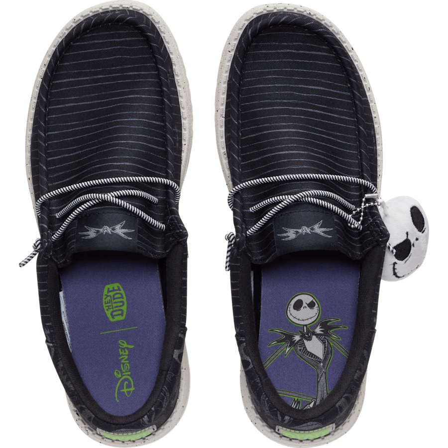 Disney's Tim Burton's The Nightmare Before Christmas X HEYDUDE Wally Funk Jack Skellington