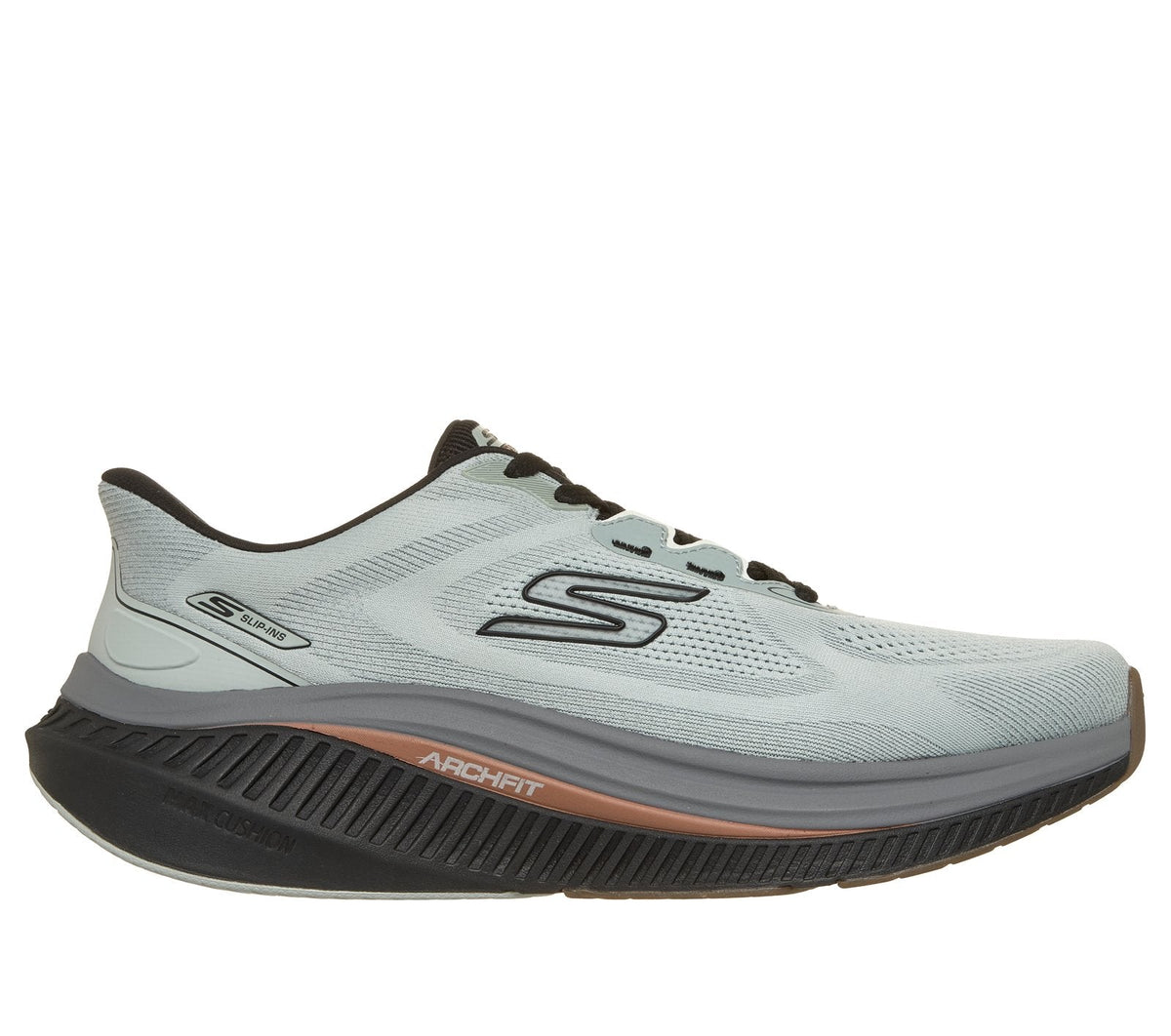 Skechers Slip-ins: GO WALK Max Cushioning Arch Fit - Jeremie, GRAY / BLACK
