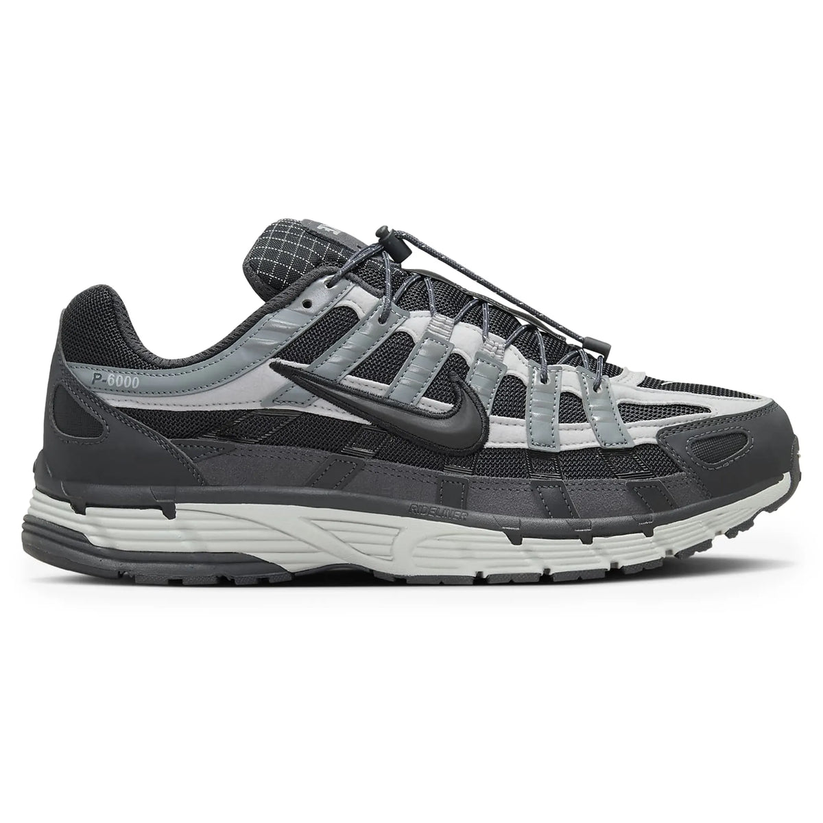 Nike P-6000 Premium Anthracite Smoke Grey Sneakers - Black