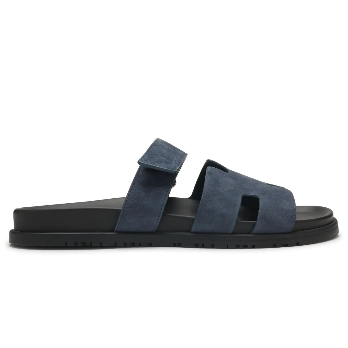 Hermès Paris Preloved - Hermes Paris Chypre Suede Blue Sandals