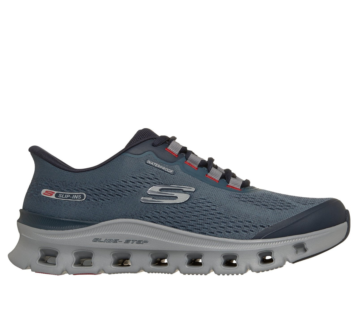 Skechers Slip-ins Waterproof: Glide-Step Pro - Chaching, NAVY / GRAY