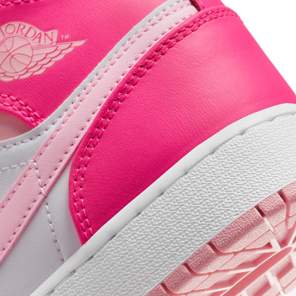 Air Jordan 1 Mid Fierce Pink (GS) Sneakers