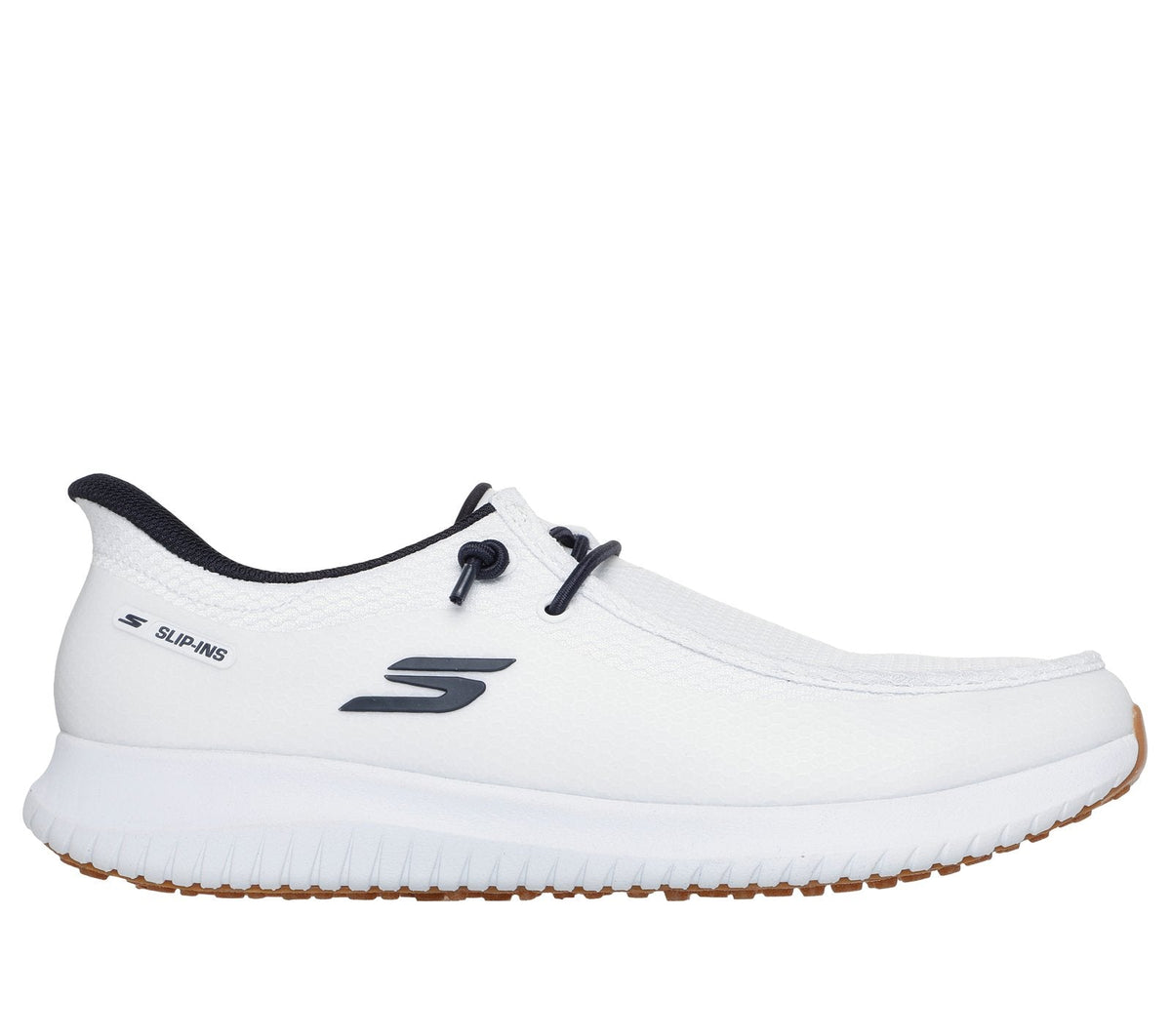 Skechers Slip-ins Relaxed Fit: GO GOLF Flight - Moc, WHITE / NAVY