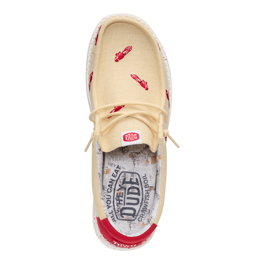 Wally Embroidered Crawfish