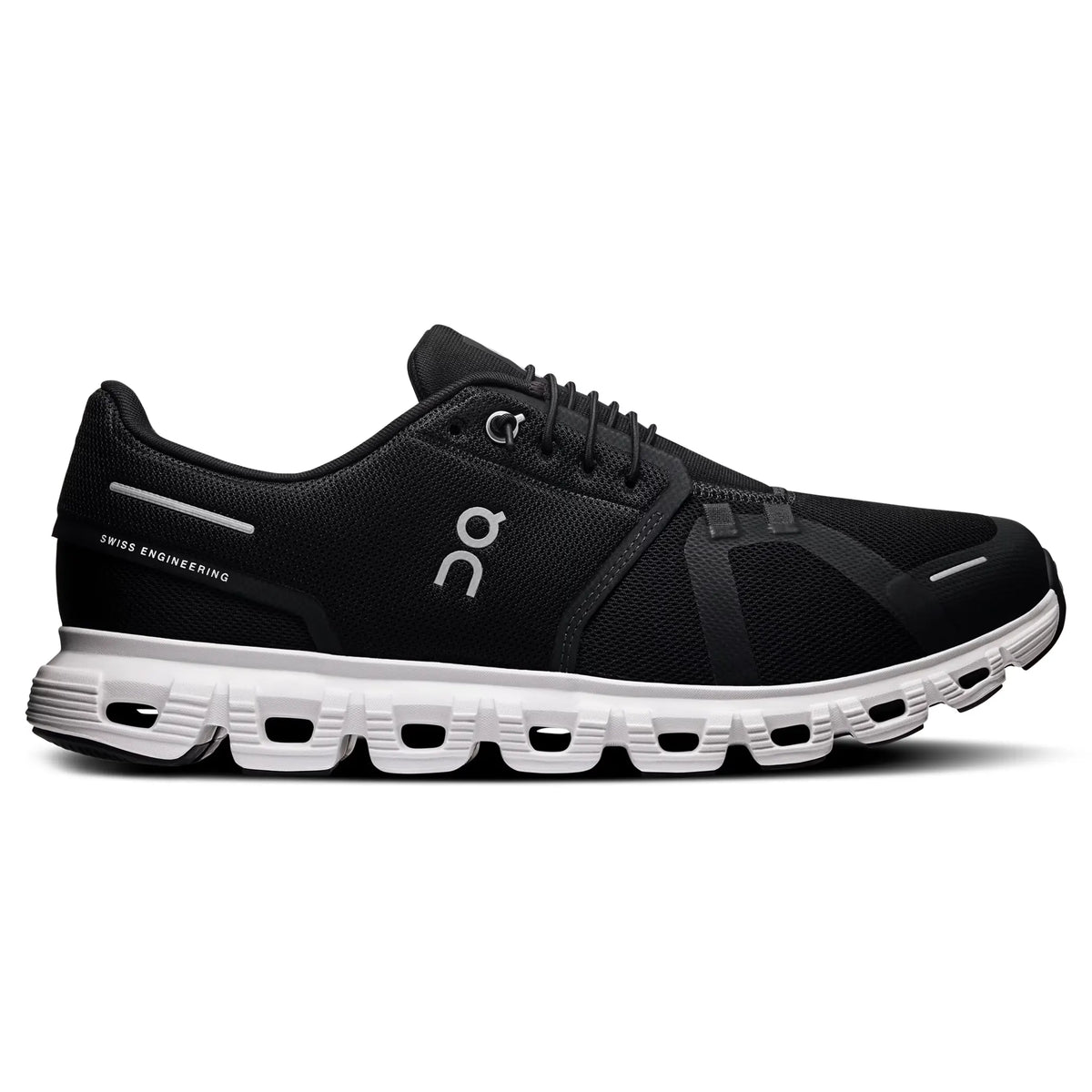 On Running Cloud 6 Black White - Women's Athletic Shoes