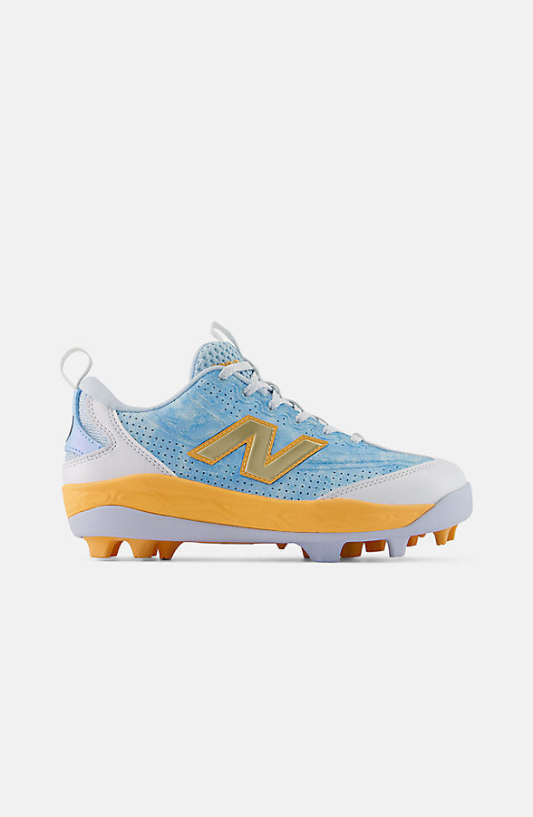 New Balance 3000 Energy Youth RM Athletic Shoes - White/Team Sky Blue And Gumdrop