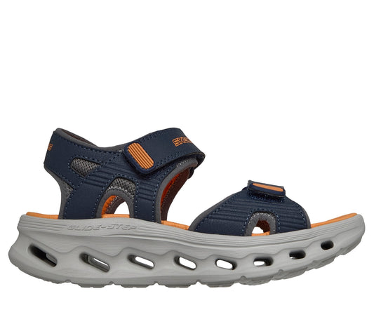 GO WALK Glide-Step 2.0 Sandal - Coast Cove, NAVY / ORANGE