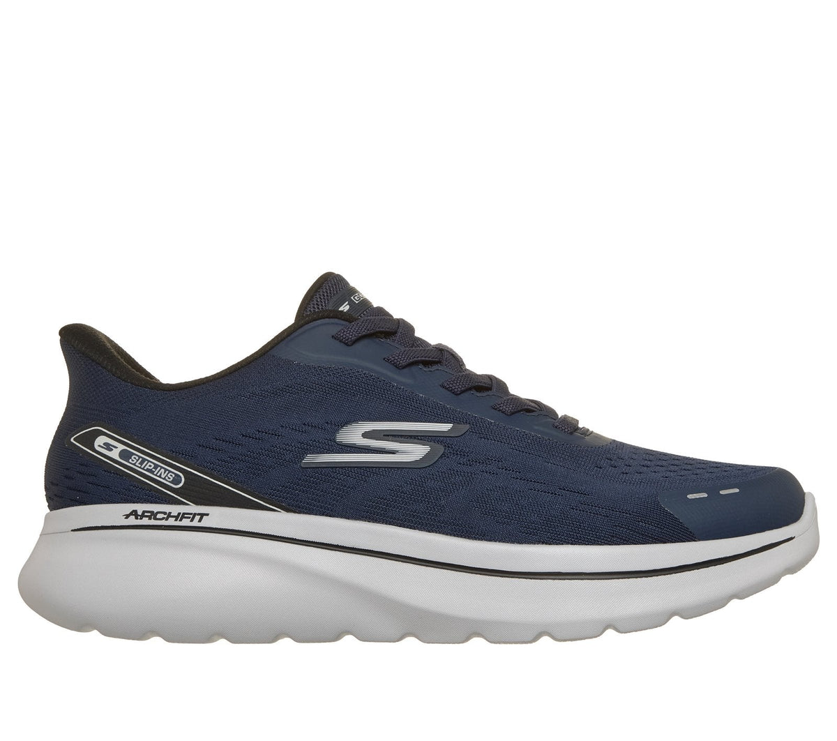 Skechers Slip-ins Relaxed Fit: GO WALK Arch Fit N-Joy - Nobend, NAVY / GRAY