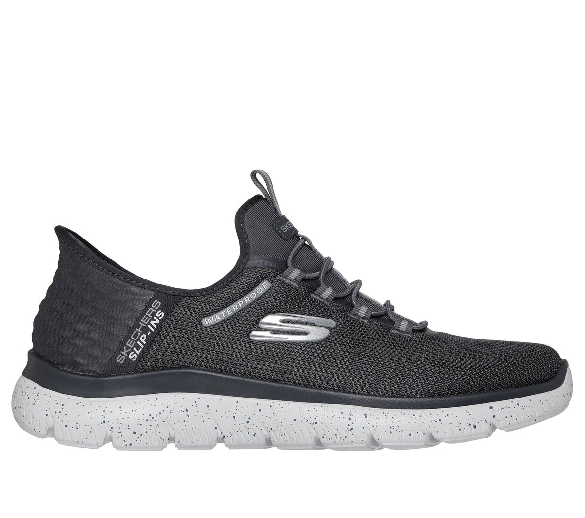 Skechers Slip-ins Waterproof: Summits - Corbos, CHARCOAL