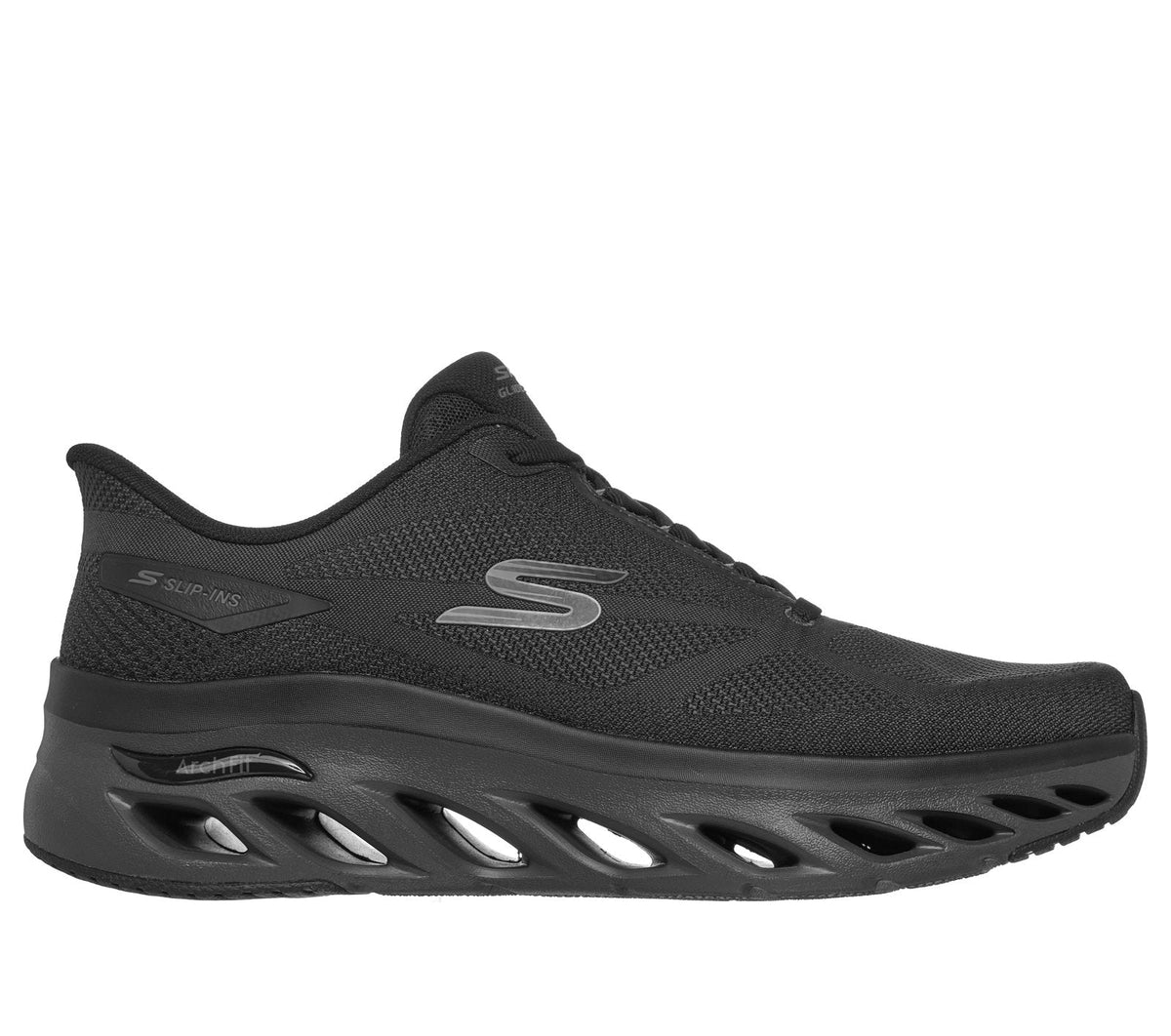 Skechers Slip-ins: Arch Fit Glide-Step - Hirusher, BLACK