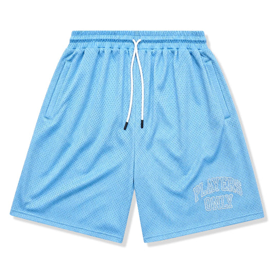 Players Only Mesh Blue Jersey Shorts