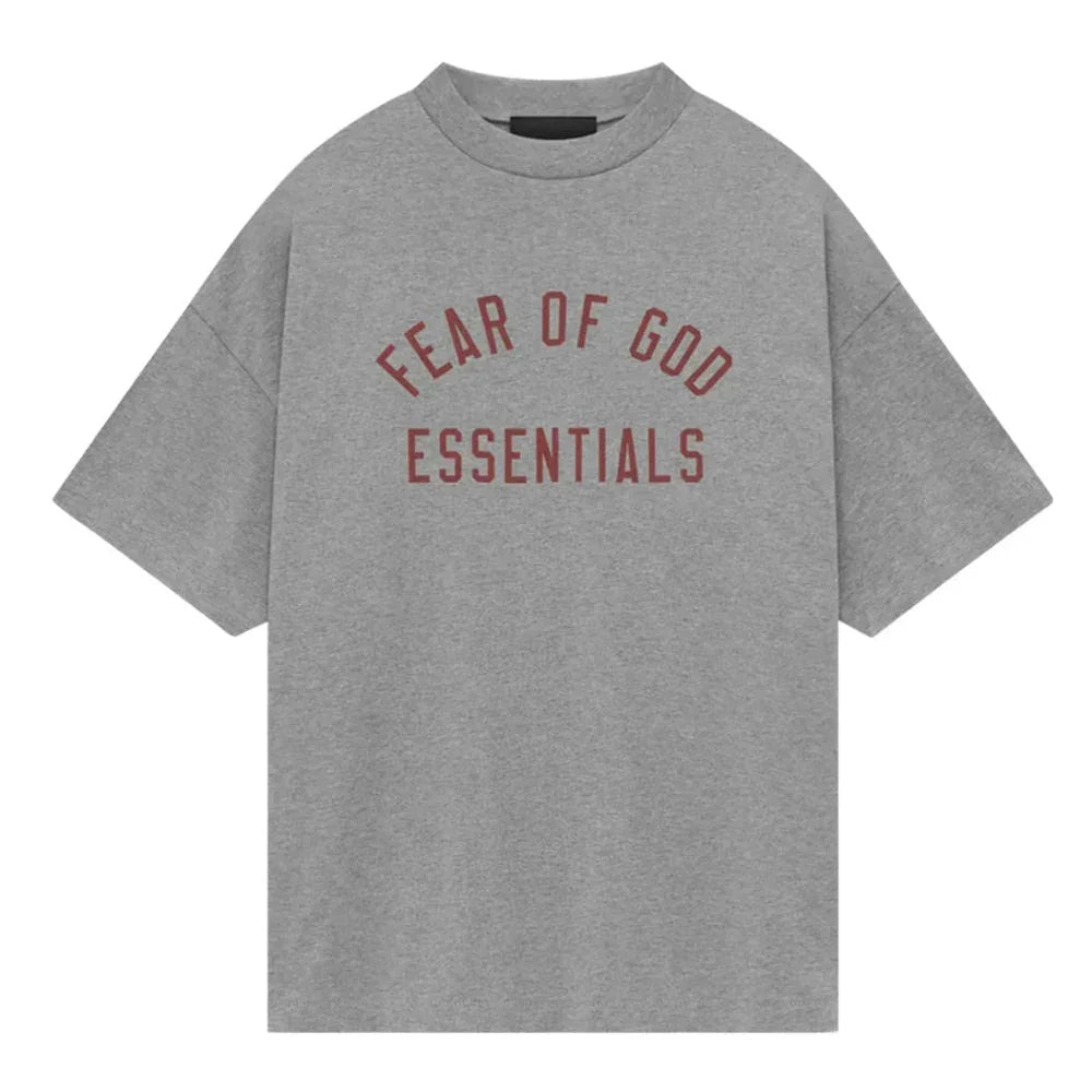 Fear of God Essentials Jersey Crewneck T-Shirt Dark Heather
