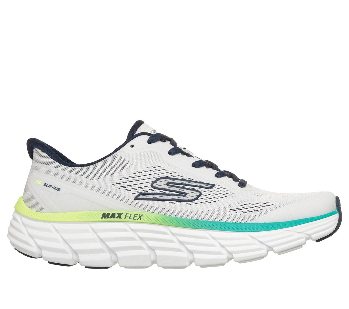 Skechers Slip-ins: Max Flex, WHITE / MULTI